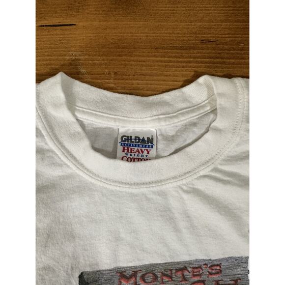 Vintage Monte Alban Mezcal Tequila Worm Mexico Beach Party Shirt White XL - Picture 3 of 6